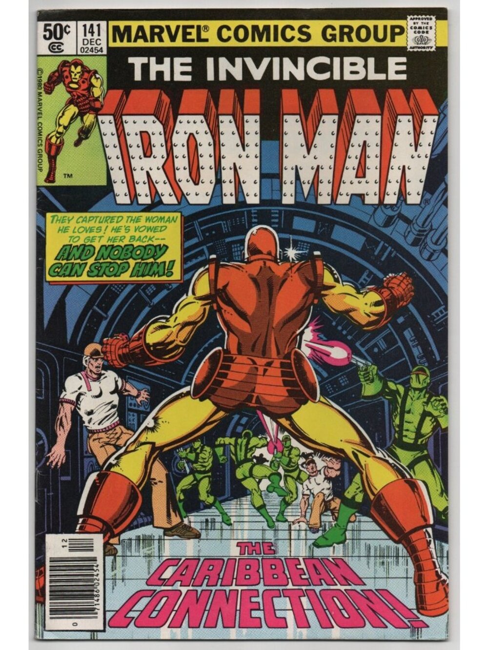 Iron Man 141 Marvel Comics 1980 FN+ 6.5 Newsstand Mark Jewelers Insert Variant